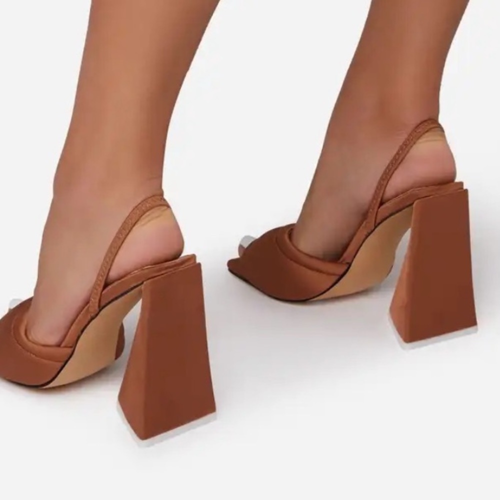 Blue summer heels